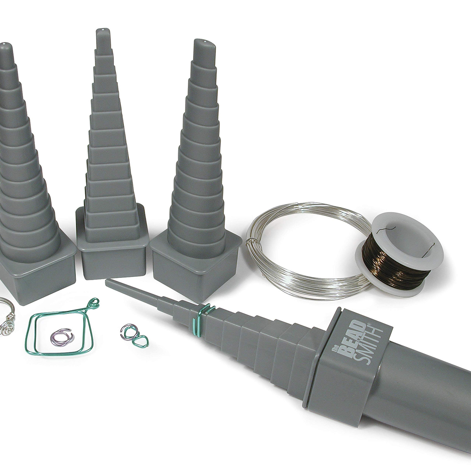 Versatile Plastic Wire Wrapping Mandrel Kit with 48 Sizes for Jewelry Making
