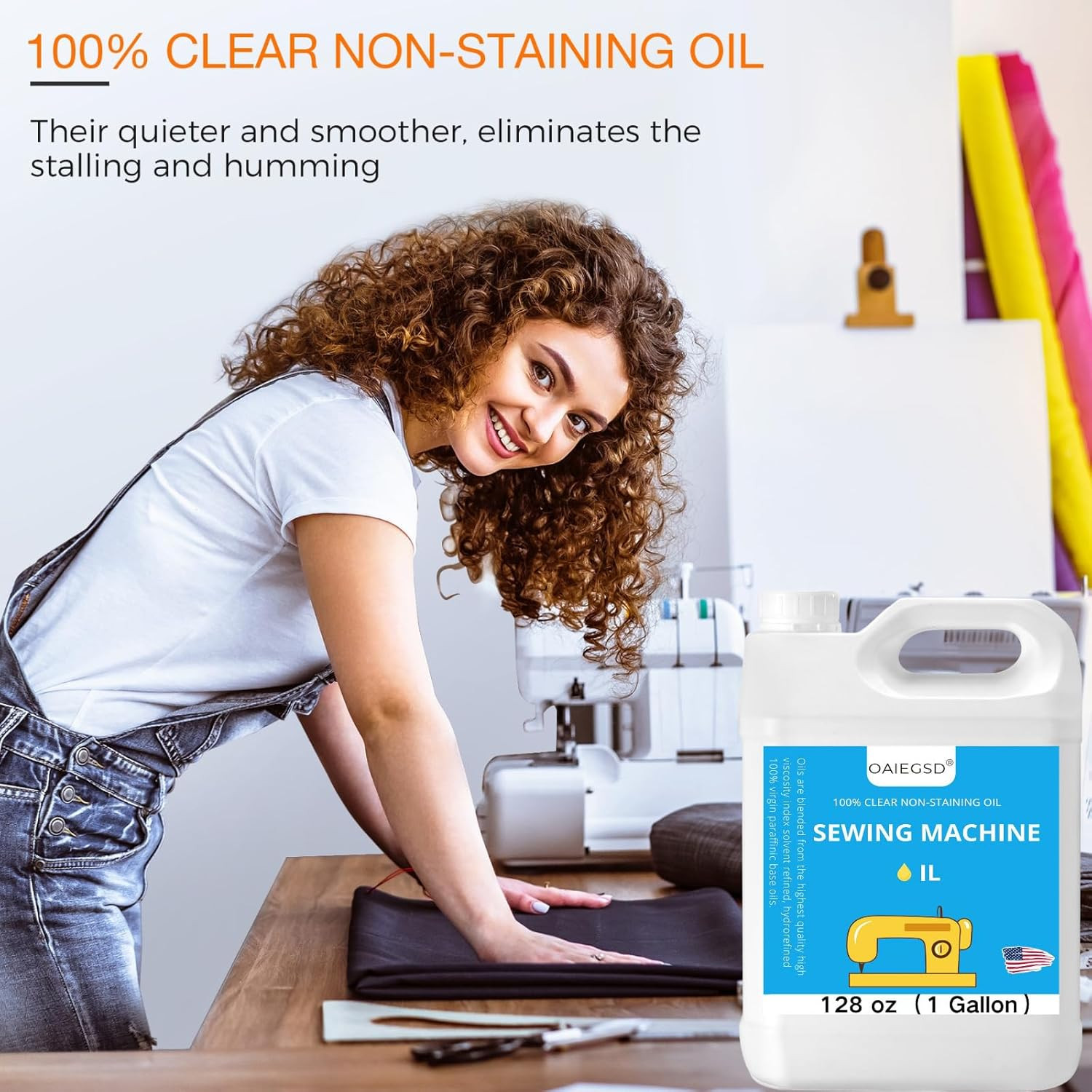 128 Oz Fine Light Sewing Machine Oil and Lubricant, Commercial & Industrial Mine