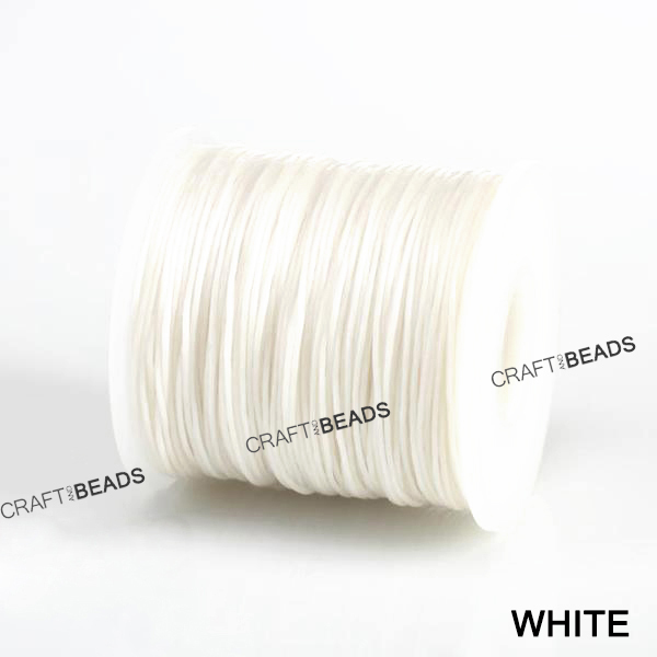 1mm Thailand Waxed Polyester Cord Macrame Bracelet Thread String – 100yds Spool
