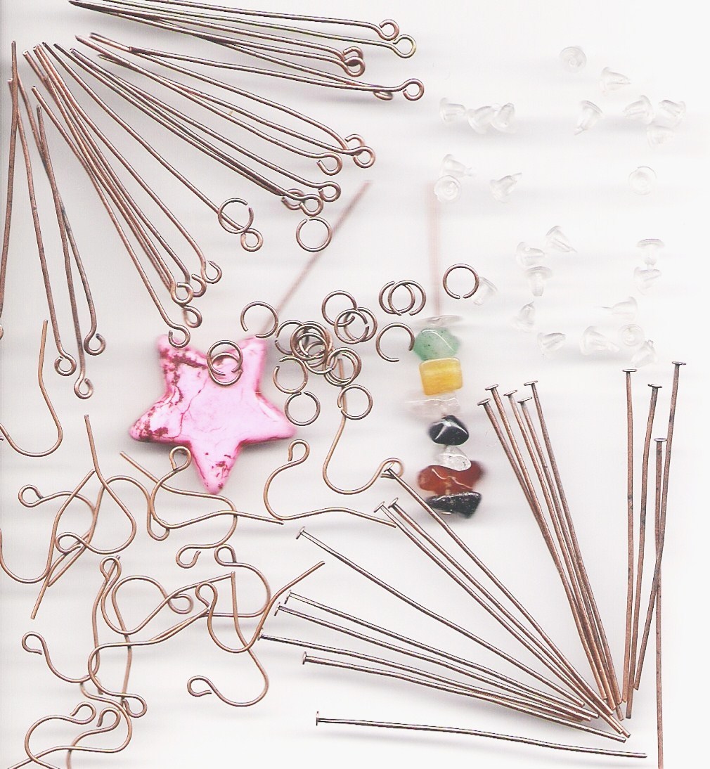 Earrings Finding Set Jewelry Making Starter Basic Kit Hooks Lot for Beads 19mm