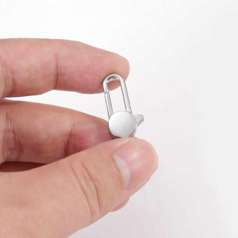 1PC Waterproof No Tarnish Stainless Steel Lobster Clasp Connector Finding SSF20