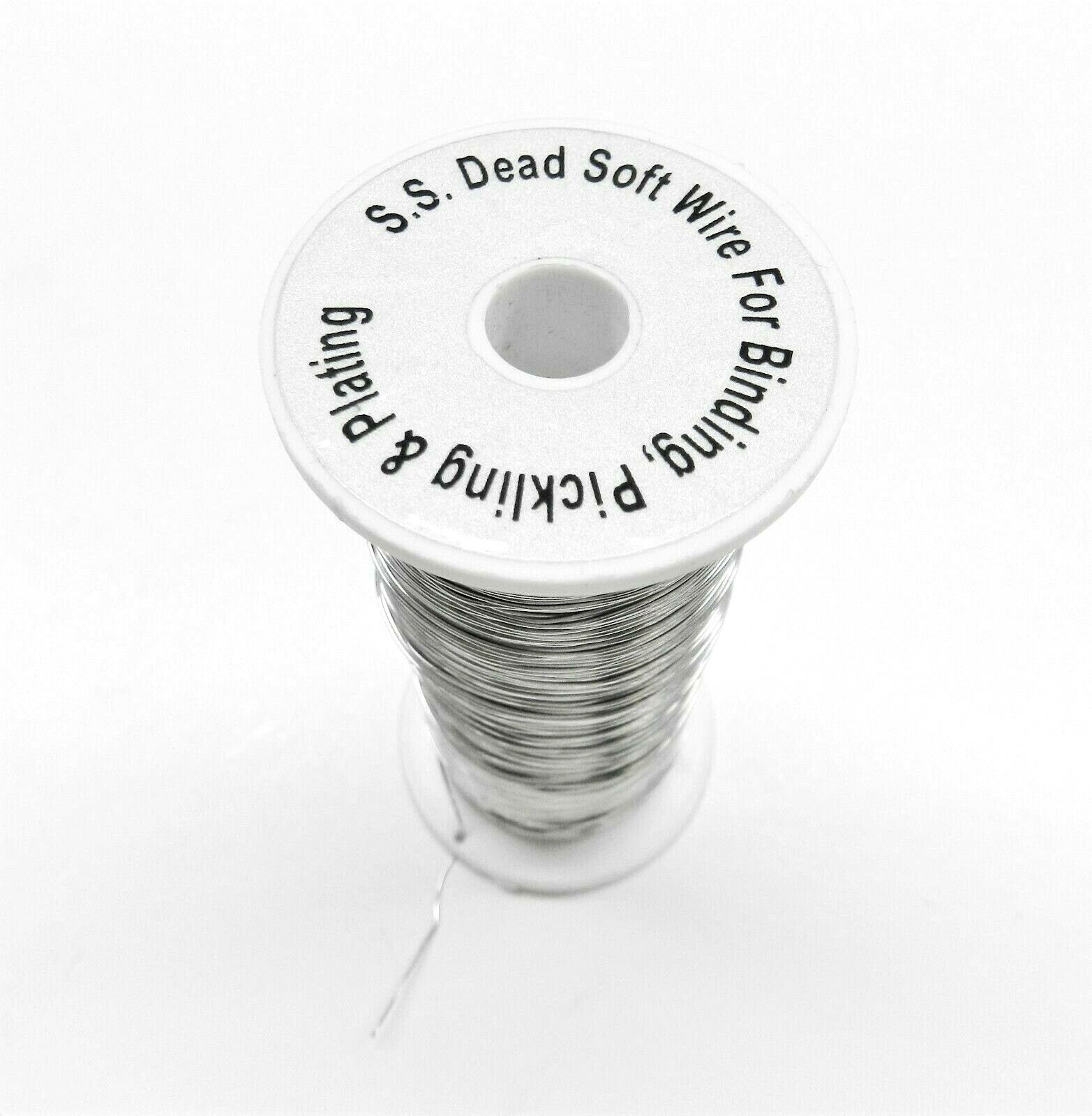 28ga Stainless Steel Wire Dead Soft Binding Wire Soldering 1/2lb Jewelry Making