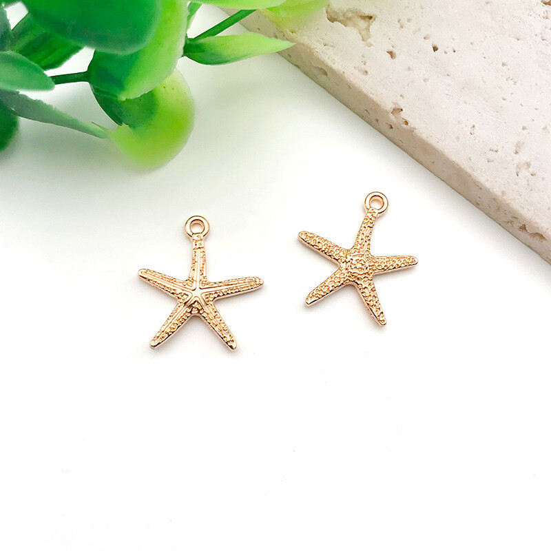 10pc KC Gold Marine Organism Charms Pendants for Jewelry Making Earring Necklace