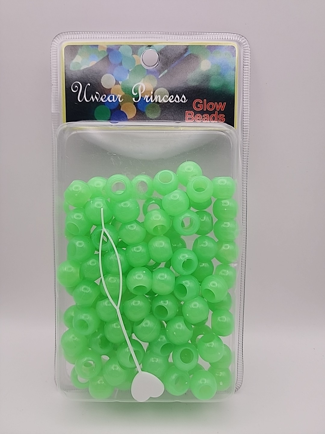 Uwear Princess Green Glow Beans New – Exact Count Unknown