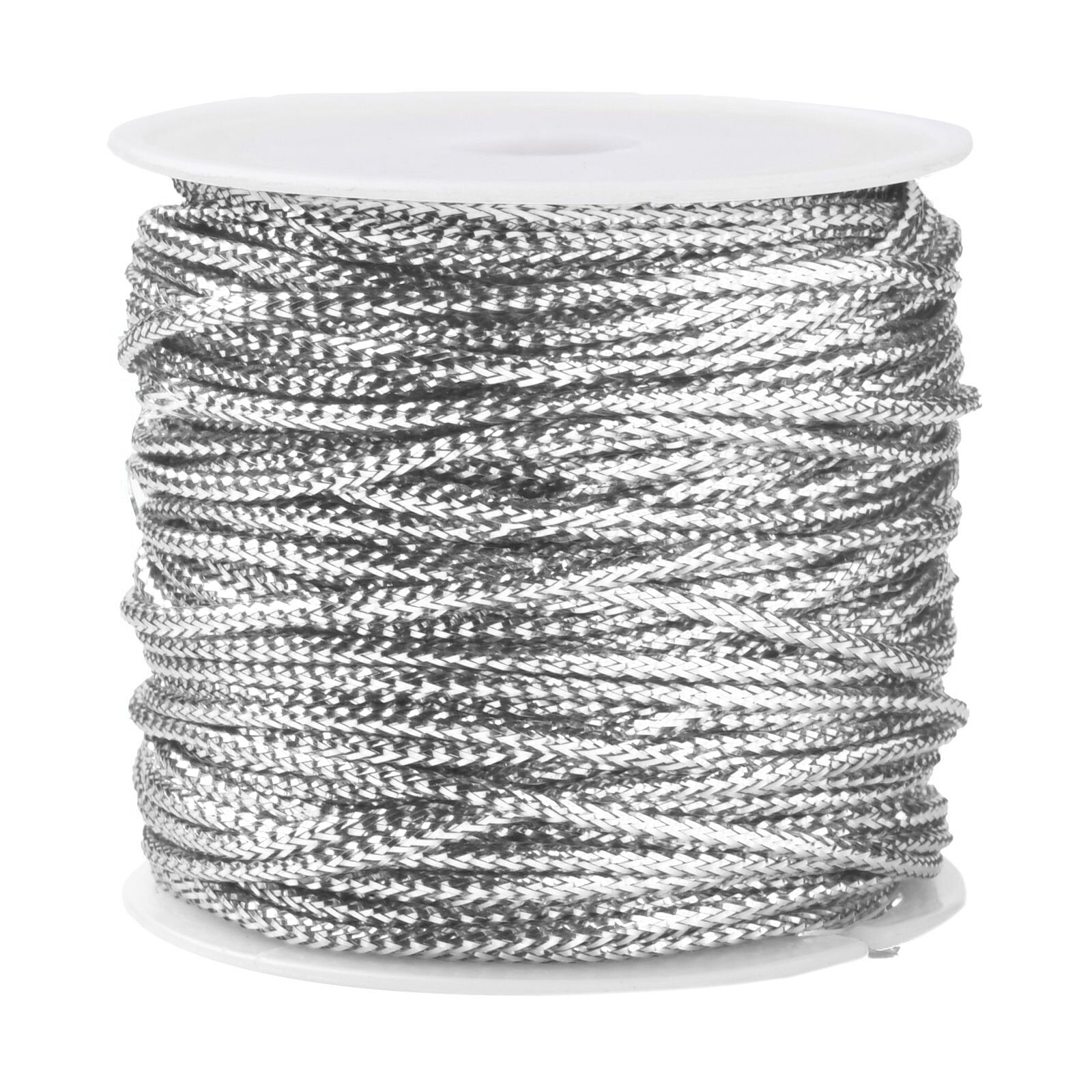 20m Polyester Braided Metallic Cord for Weave Jewelry Making Knotting DIY Crafts