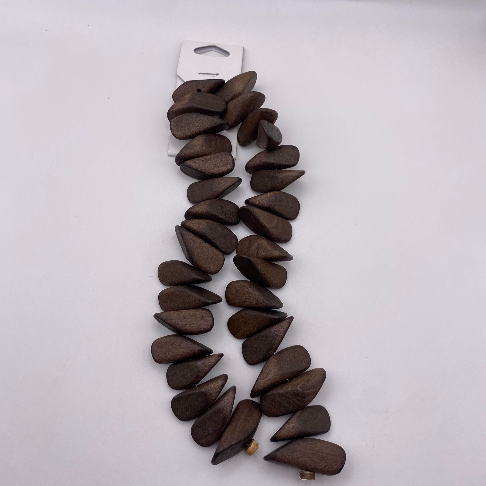 6 Strands Wooden Beads Round Shaped & Asymmetric Shaped Beads DIY Jewelry Making