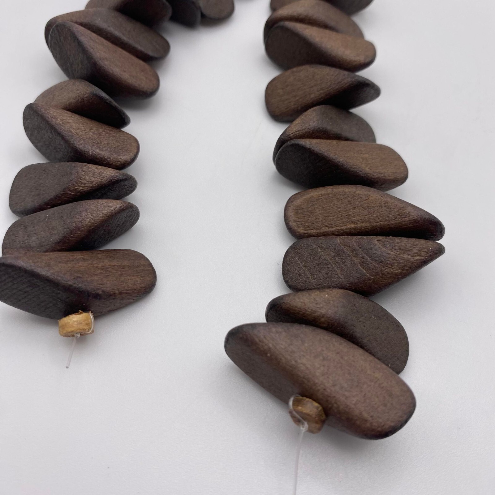 6 Strands Wooden Beads Round Shaped & Asymmetric Shaped Beads DIY Jewelry Making
