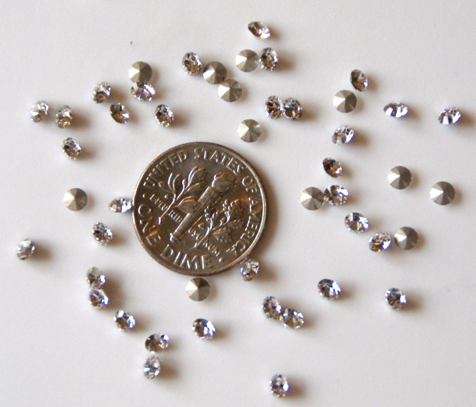 pp23 2.9mm 11ss Crystal IHC European 1088 Chaton Pointed Back Rhinestone 72 pcs