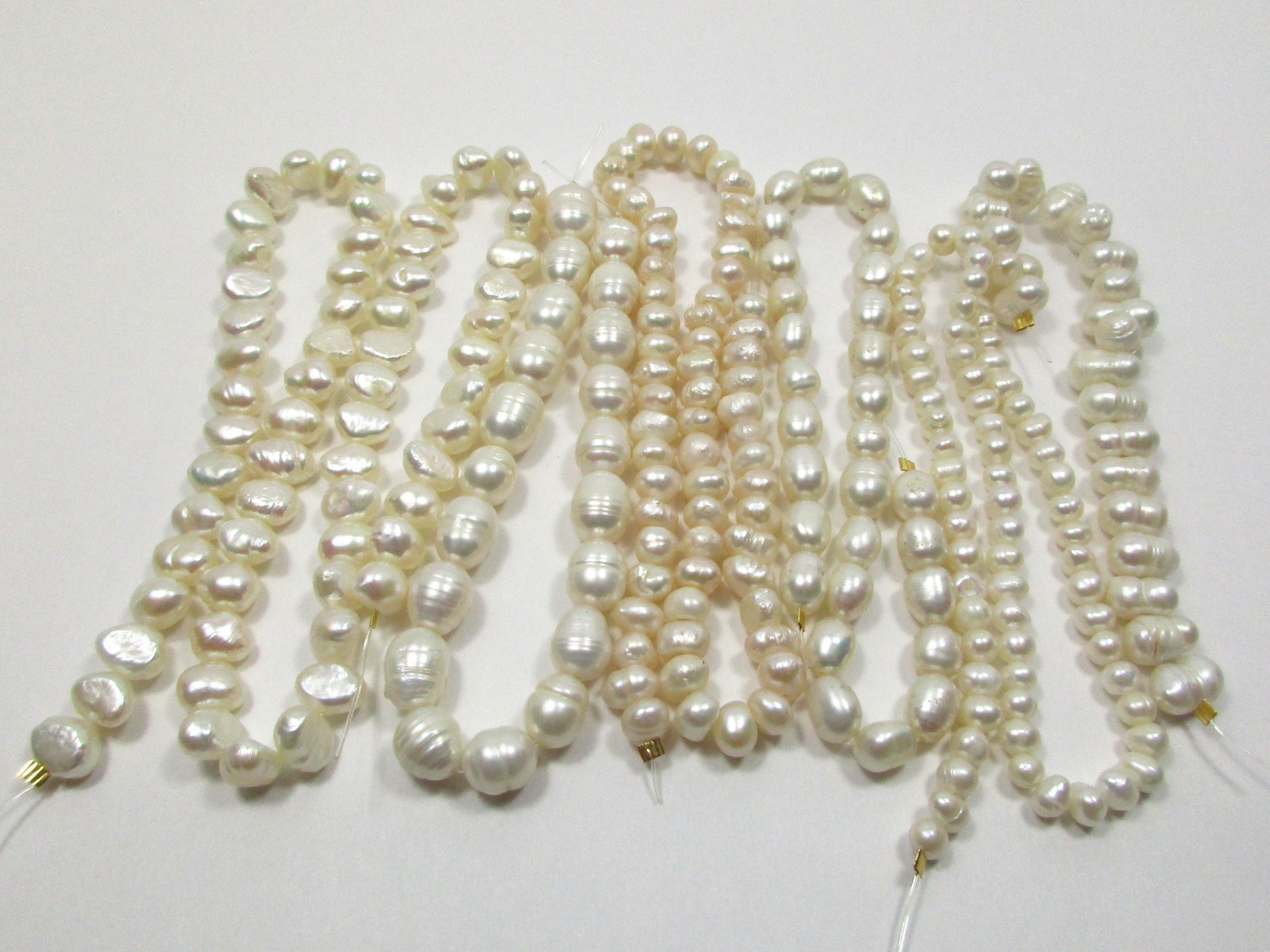 Bulk Lot – Cultured Freshwater Pearl Beads / Cream color