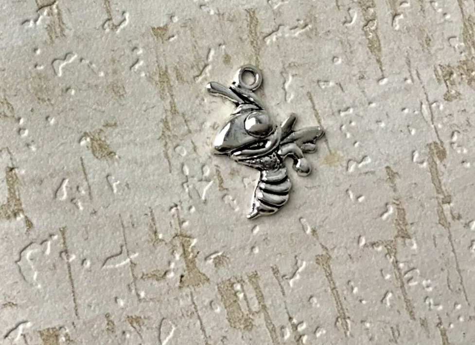 Lot of 15-20 Silver Alloy Razorback and Yellow Jacket mascot charms, Wholesales