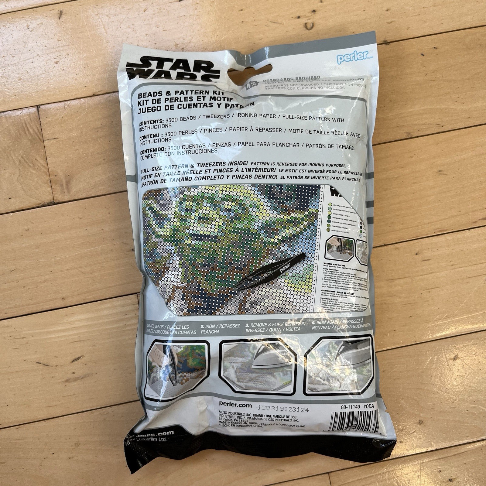 Perler 3500pc Star Wars: YODA Beads & Pattern Kit! Item #80-11143 NEW