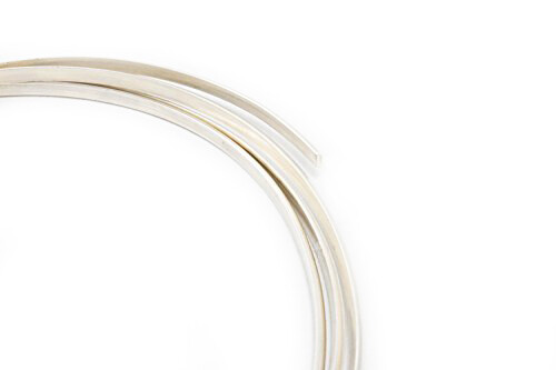 1oz “Half Round” wire Dead Soft Jewelry Sterling Silver Gold Filled Copper Brass