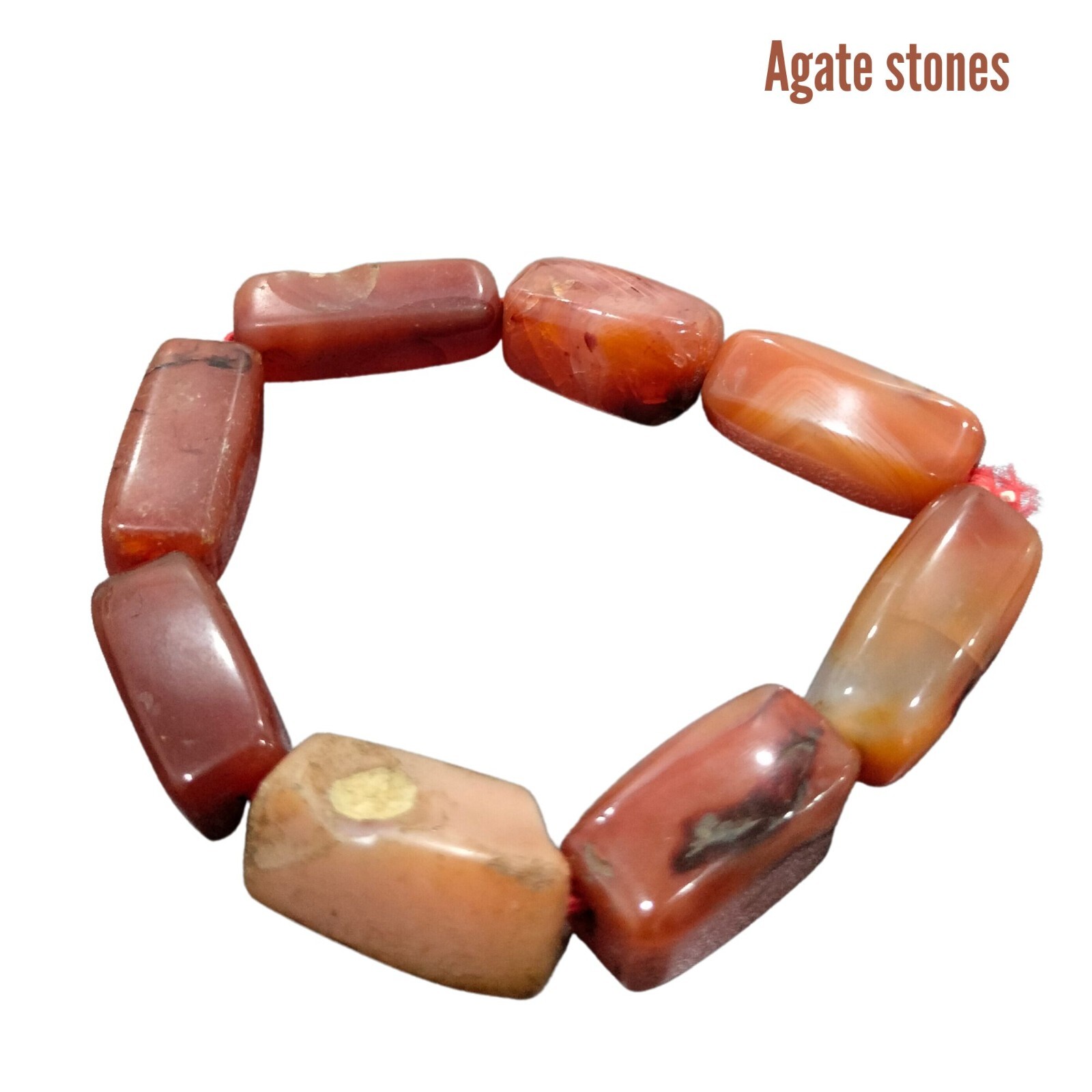 Original Agate Bracelet, African Beads, Igbo Benin Nigeria Beads African Jewelry