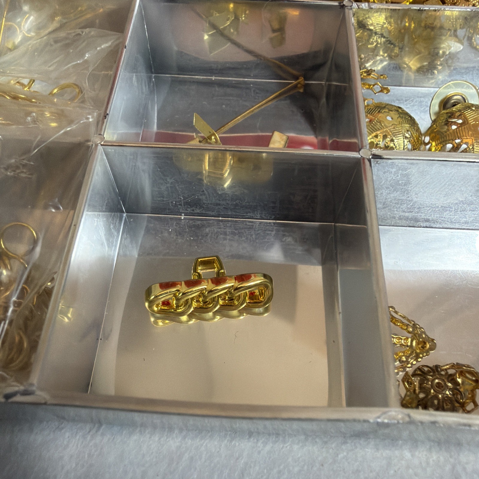 Mixed Lot of Jewelry Making Supplies: Clasps, Backs, Beads, Pendants & More!