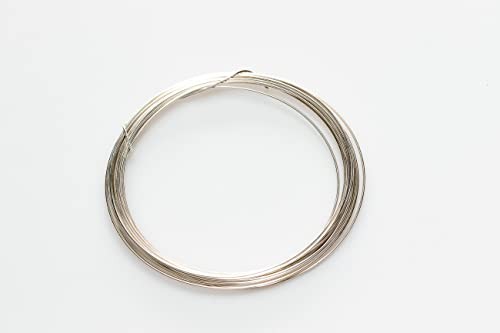 20 Gauge Sterling Silver Craft Wire – Round Half Hard, 5FT USA Made Jewelry Supp