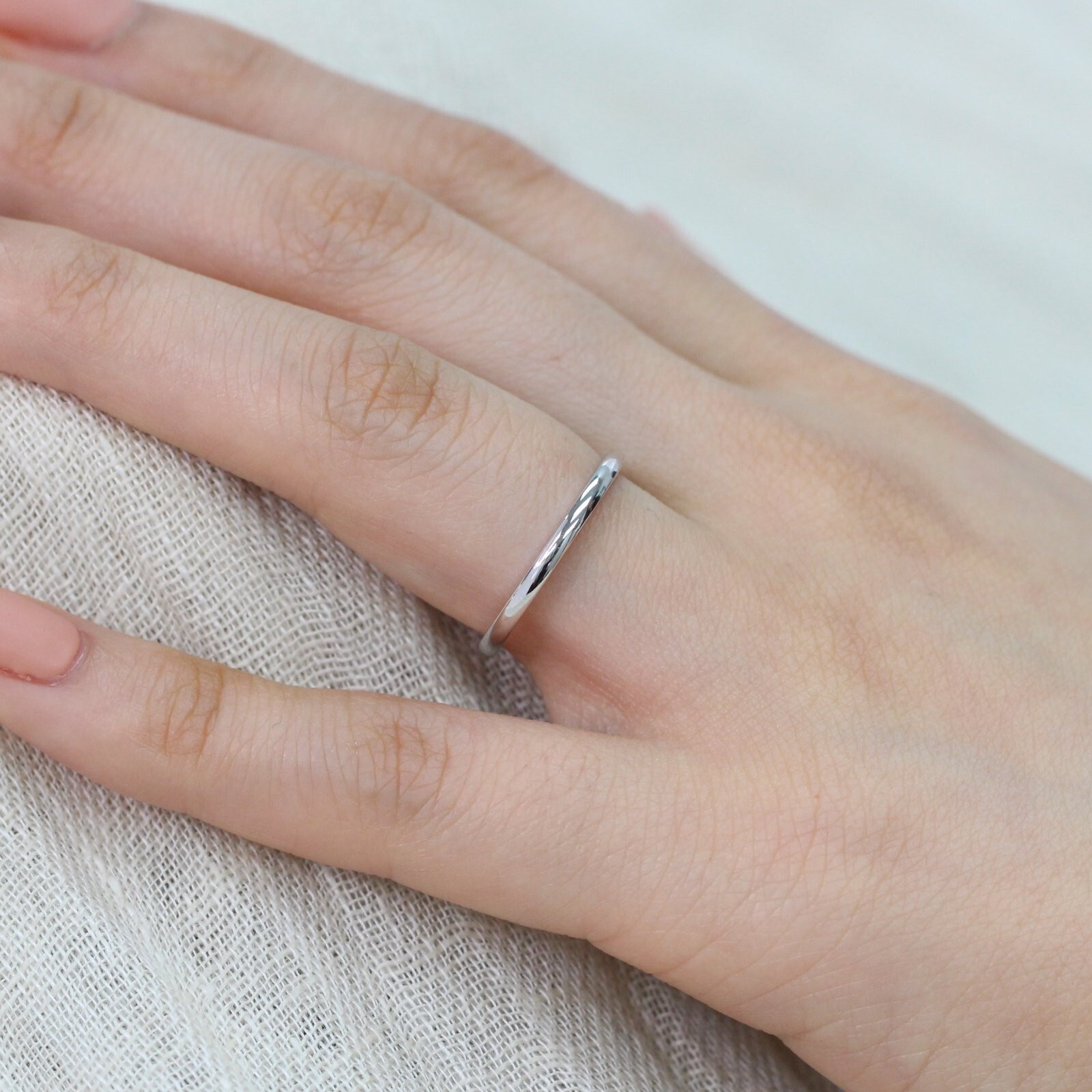 925 Sterling Silver Regular Wear Band, Minimalist Ring Jewelry, Gift For Her