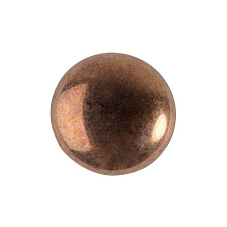 Cabochon Par Puca® 14mm – Dark Bronze – (1 Piece) Czech Glass Cab