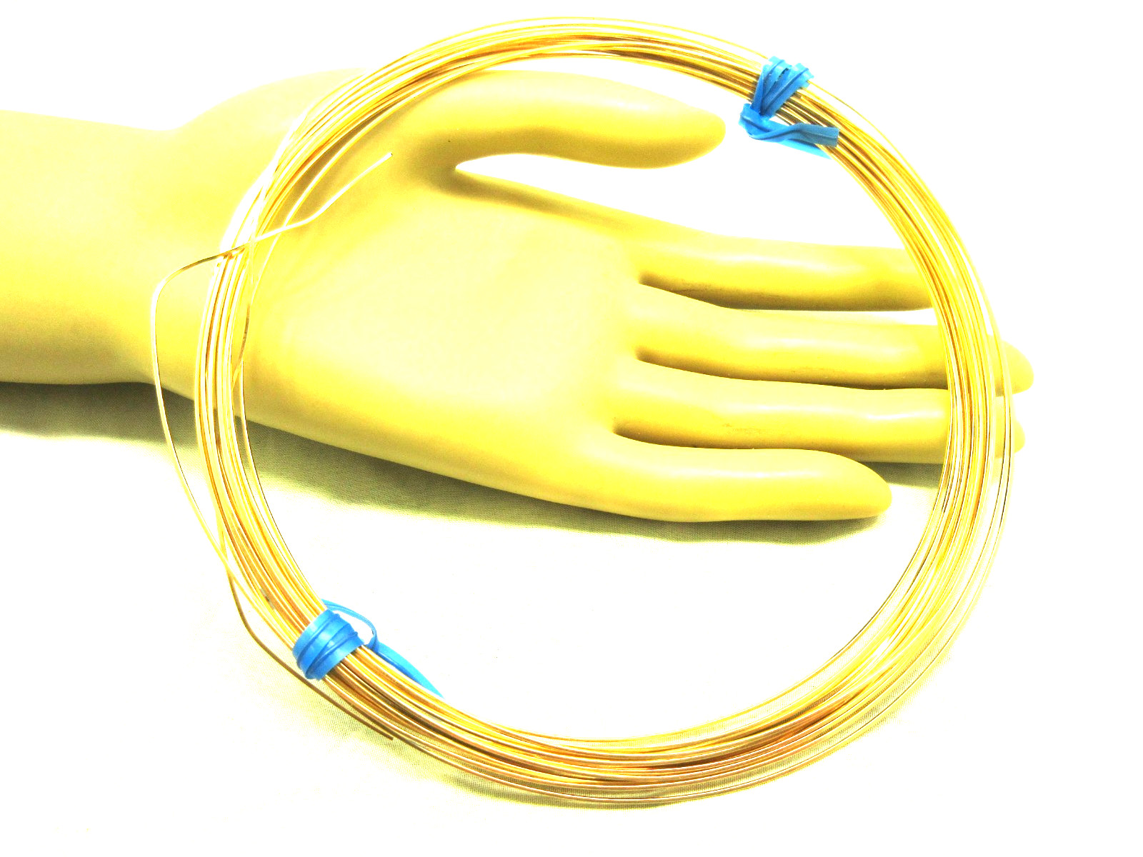 14/20 Yellow Gold-Filled Wire | Square | 21 Gauge | 38 Grams, 26 Feet, GF #22
