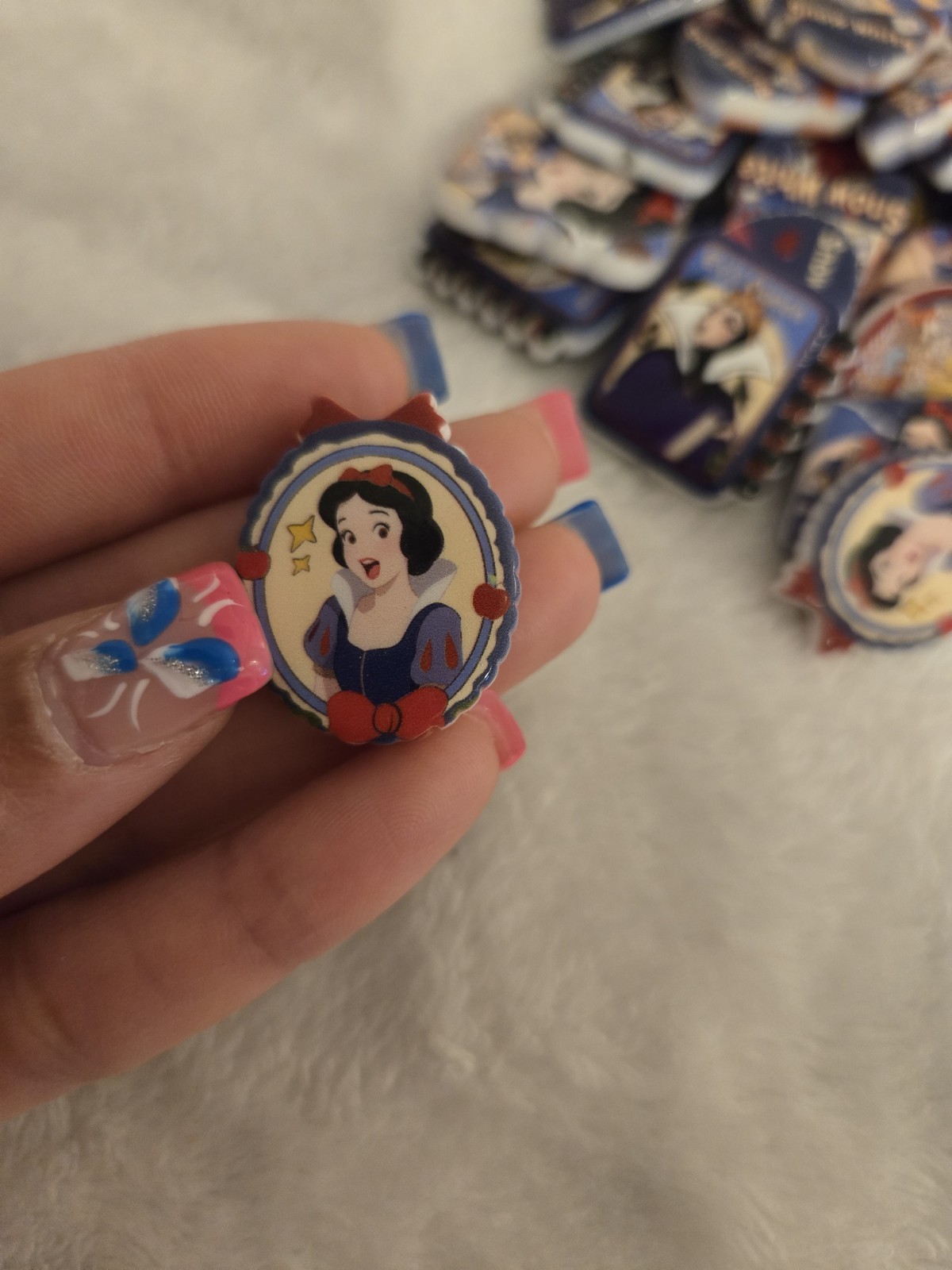 Snow White Acrylic Focal Beads for Beadable Pens Disney Princess