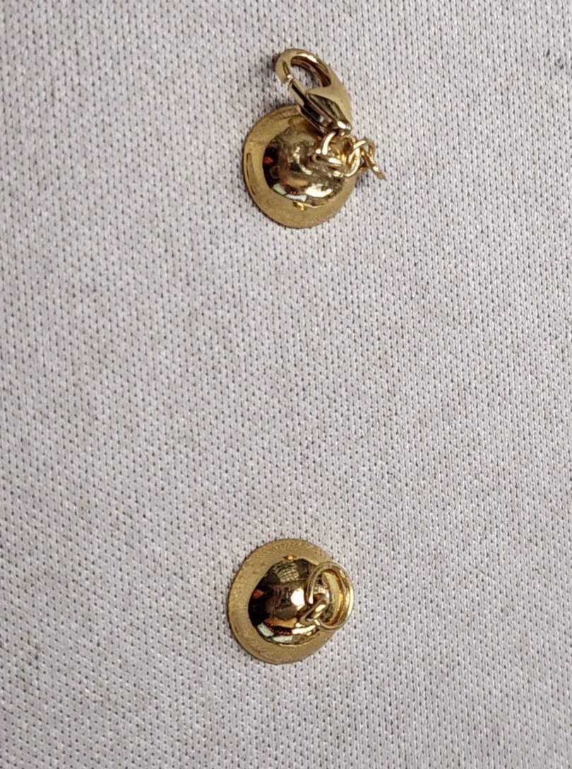 Shop LC 14K Gold Plated Magnetic Lock with Lobster Clasp Sterling Silver 1″