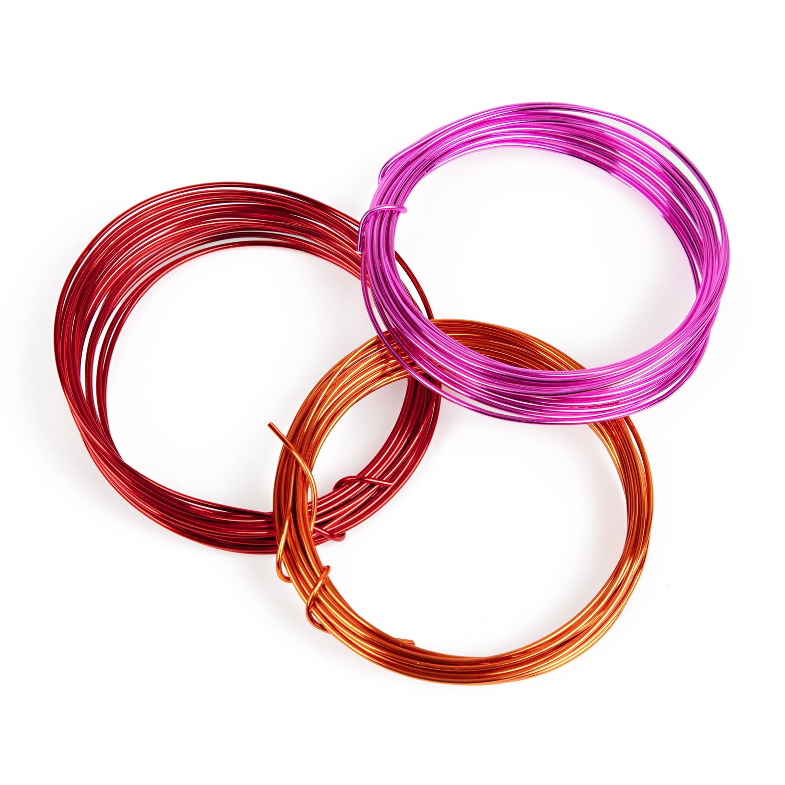 Cousin DIY Beading Wire Bulk Pack, Bright Multi-Color, (6) 9 ft Rolls, 18 Ga