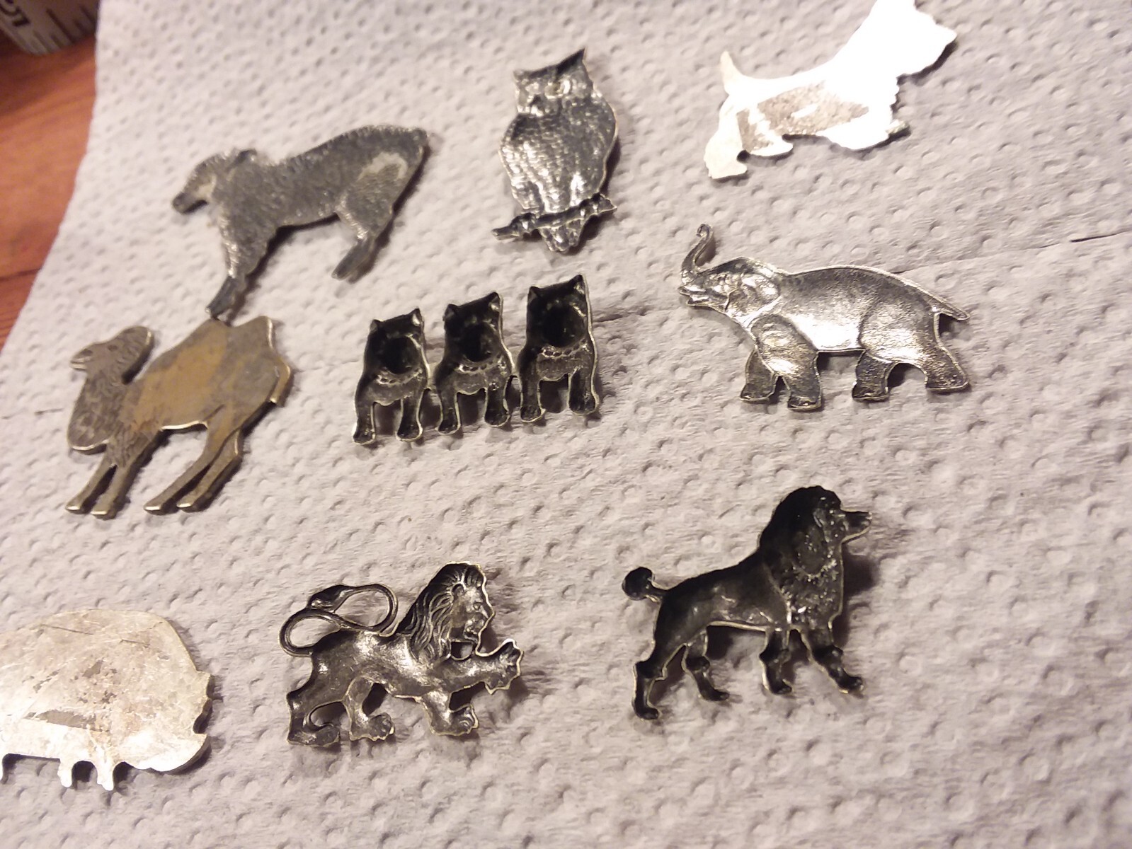 Jewelry Finding:9PCS Stampings and Cuts Silver Tone Findings 02-01-2025