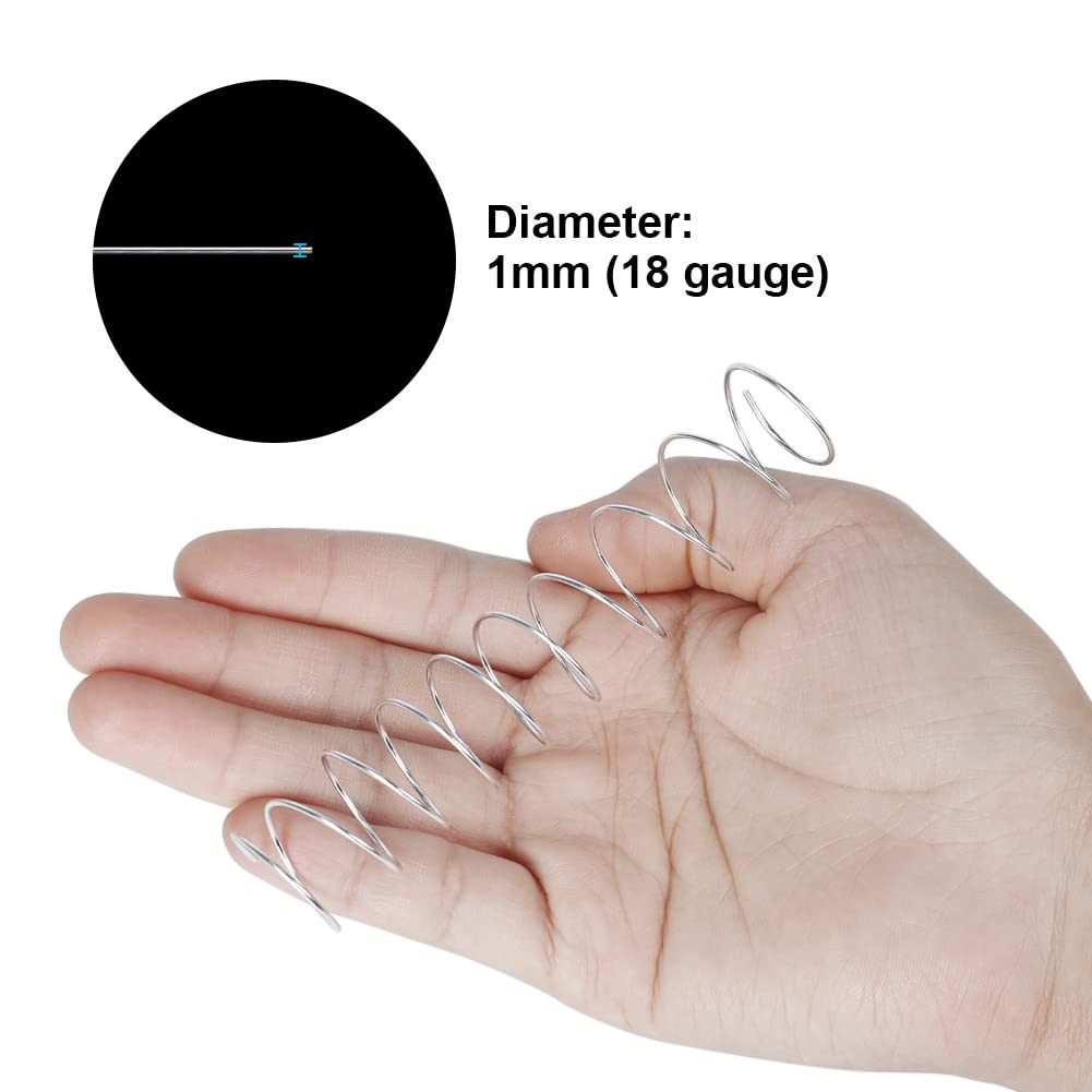 18 Gauge Aluminum Craft Wire, 165 Feet 1Mm Bendable Metal Wire for Jewelry Makin