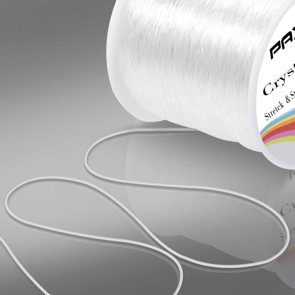 120m Stretchy Crystal Clear Elastic String – Perfect for Beading & Bracelets