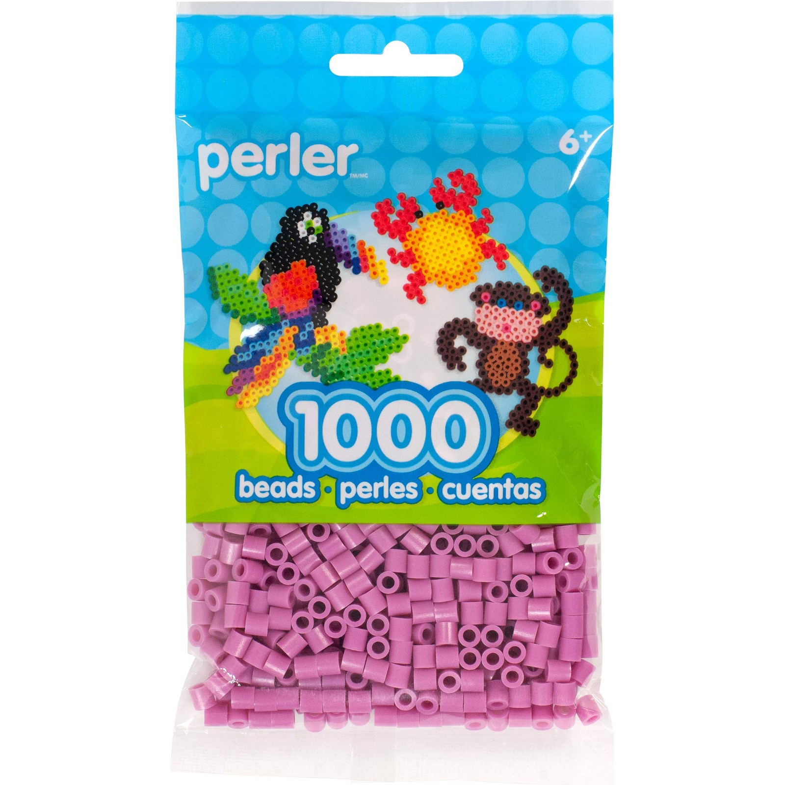 Perler, Orchid Purple Fuse Beads for Crafts, Small 1000 Count,