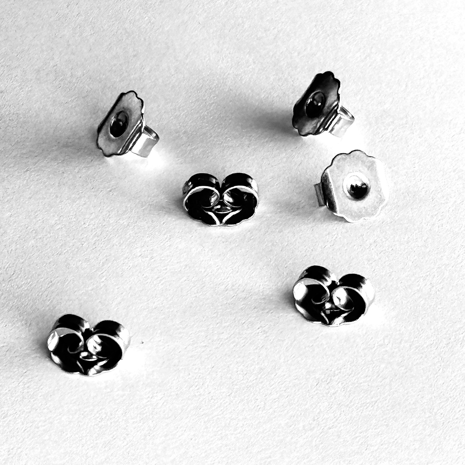 Extra-large Hypo-Allergy Surgical Stainless Steel or Gold Plated Earring Backs