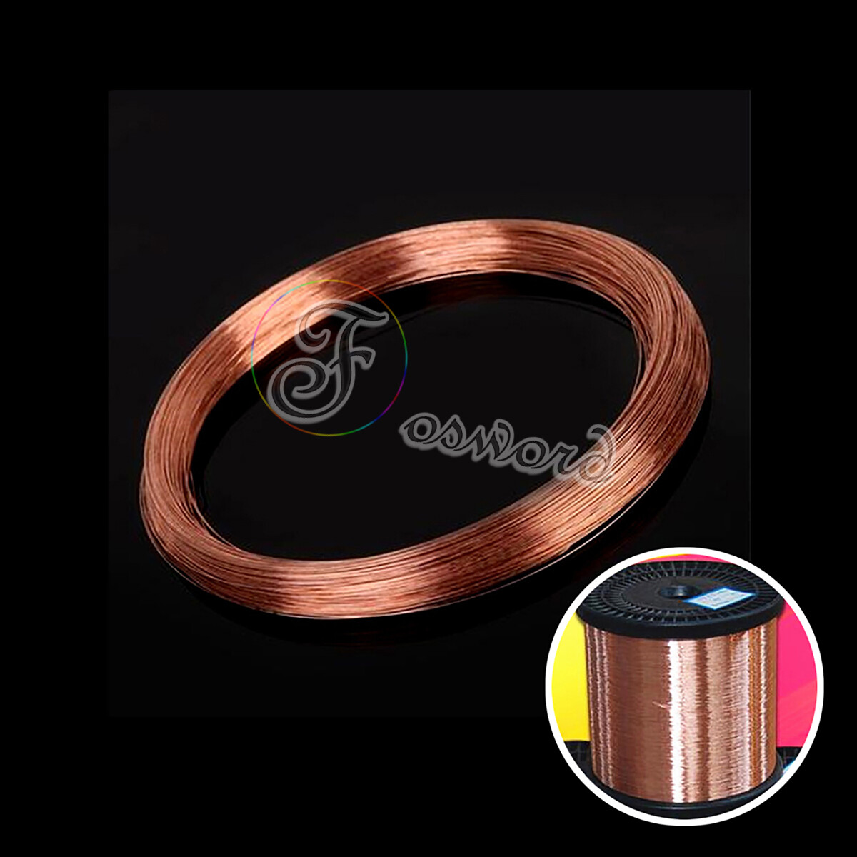Round Copper Wire Solid Bare 0.2mm to 5mm Rotor Coil Starter Jewellery/Craft
