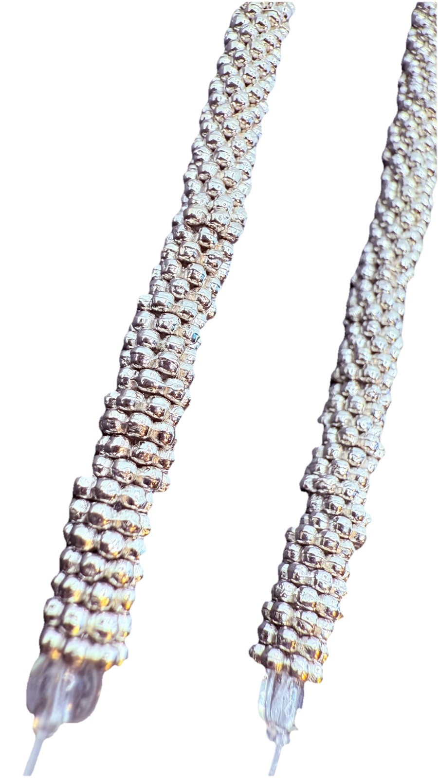 Hildie Jo Bright Silver Daisy Spacer Beads Metal 6mm 2 Strands