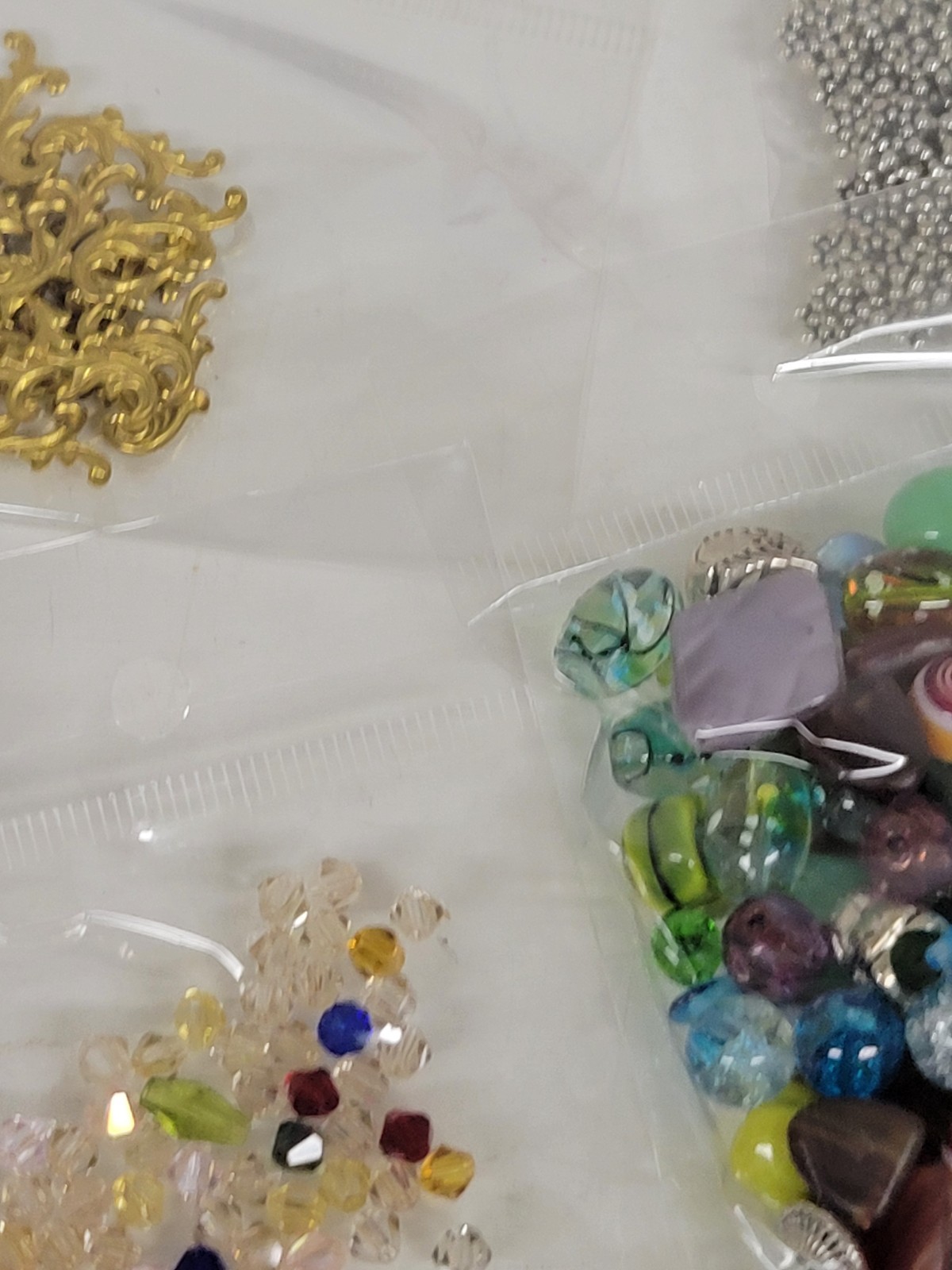 Bulk Lot Jewelry Making Supplies Necklace Earring Findings Beads Chain Wire