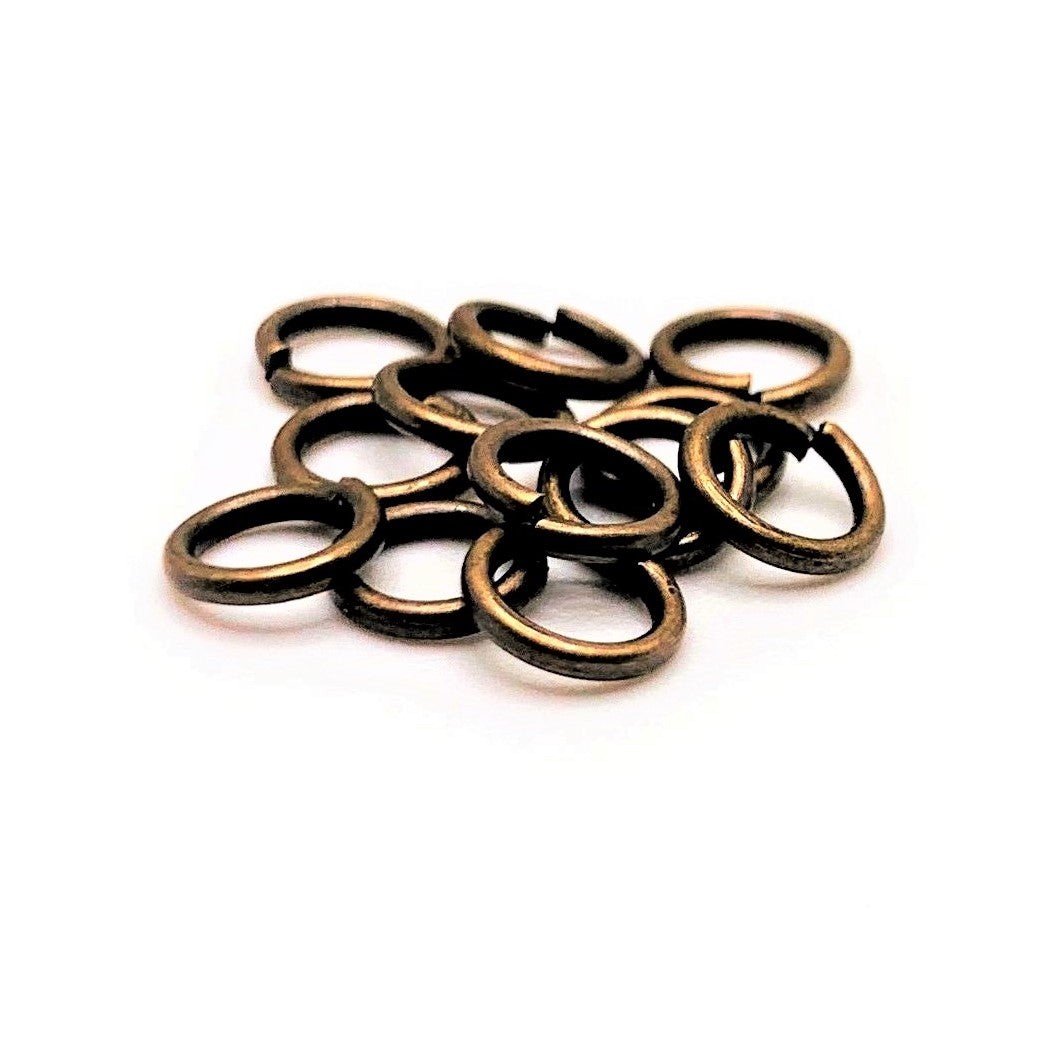 6mm, 18g, Copper Open Jump Rings – US Seller
