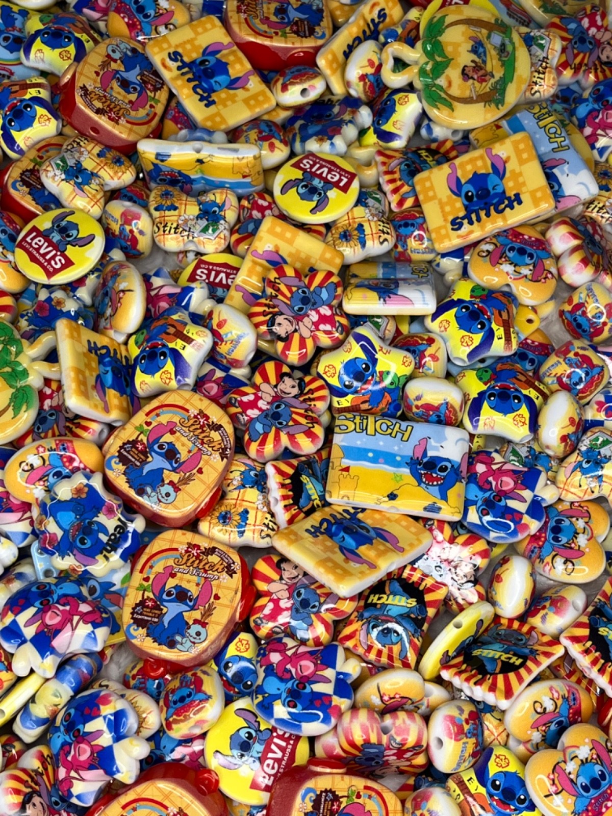 Stitch Focal Beads for Jewelry Making, Purse Charms, Beadable Pens, DIY