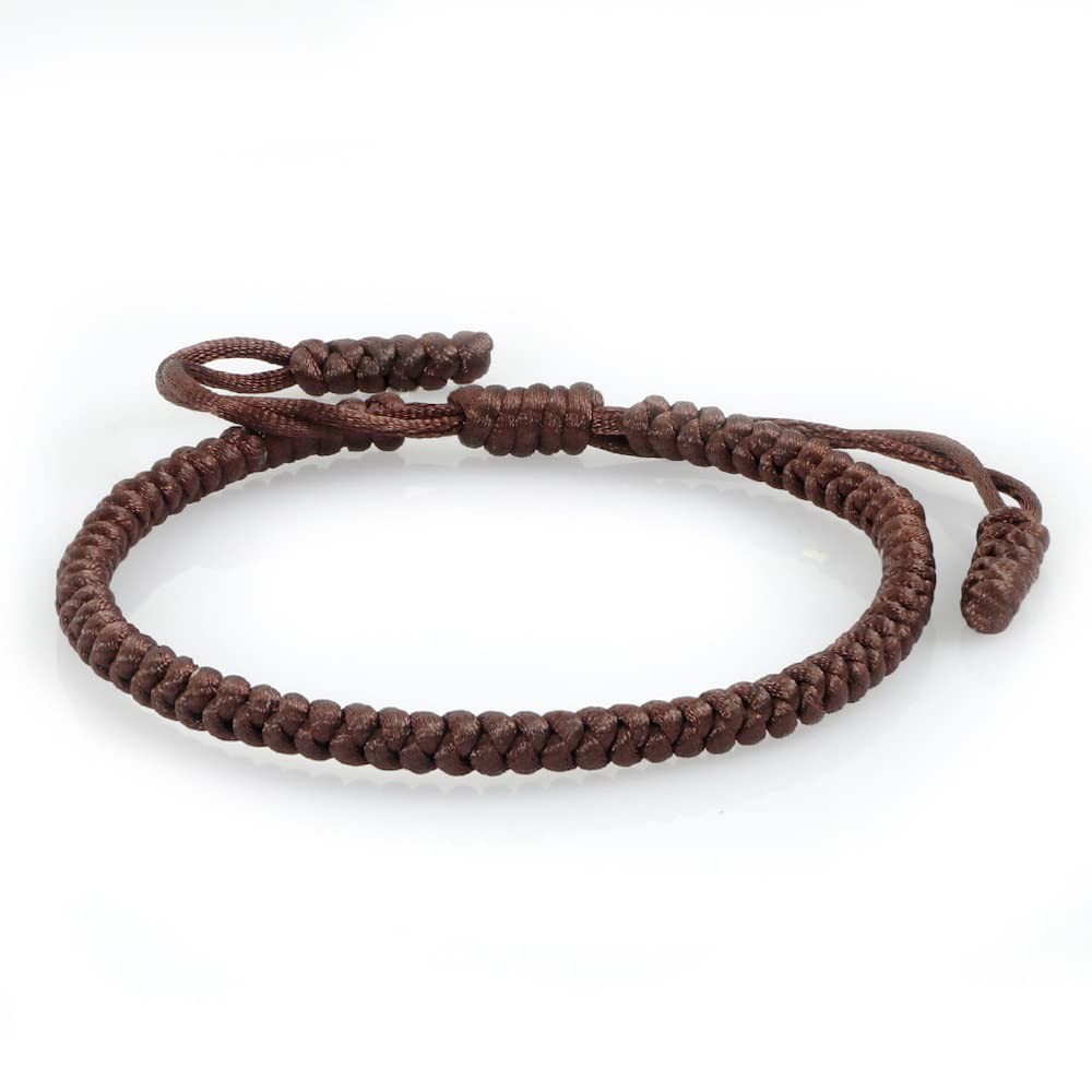 Handmade Tibetan String Bracelet Adjustable Woven Rope Knot Buddhist Kabbal – 03