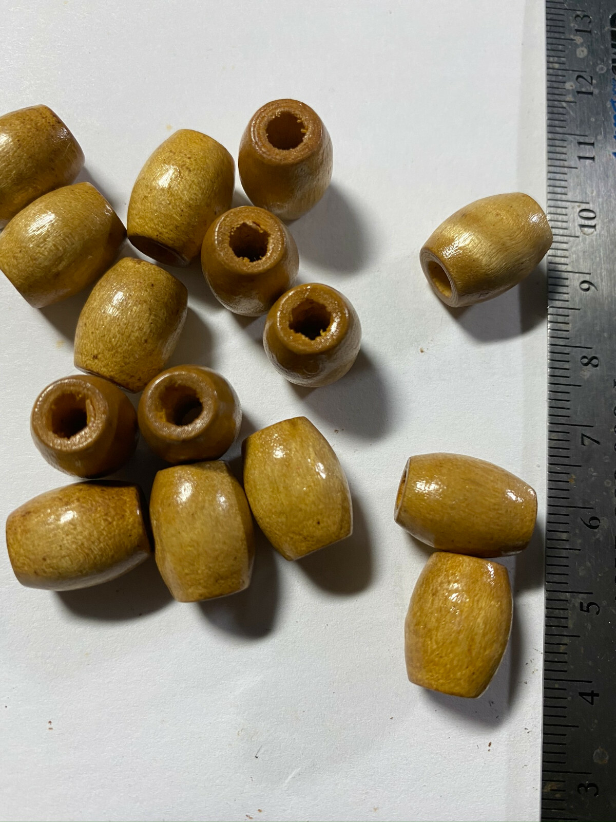 Large Hole Woods Beads for Macrame