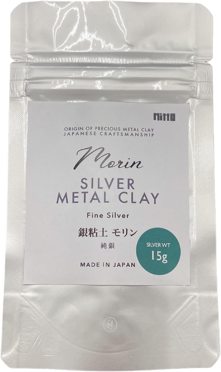 MORIN Silver Precious Metal Clay 15g Fine Silver Made in Japan