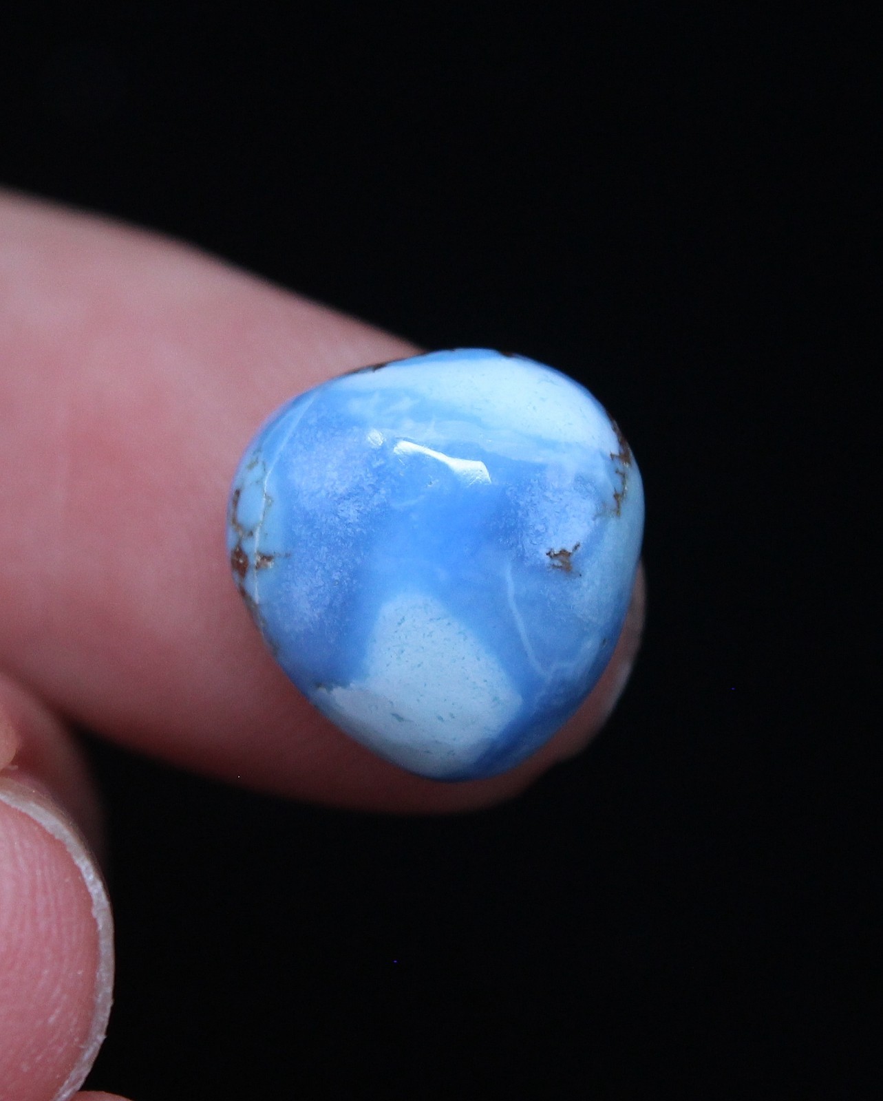 Natural Golden Hill Turquoise Cabochon Kazakhstan Untreated Blue Stone 11x11mm
