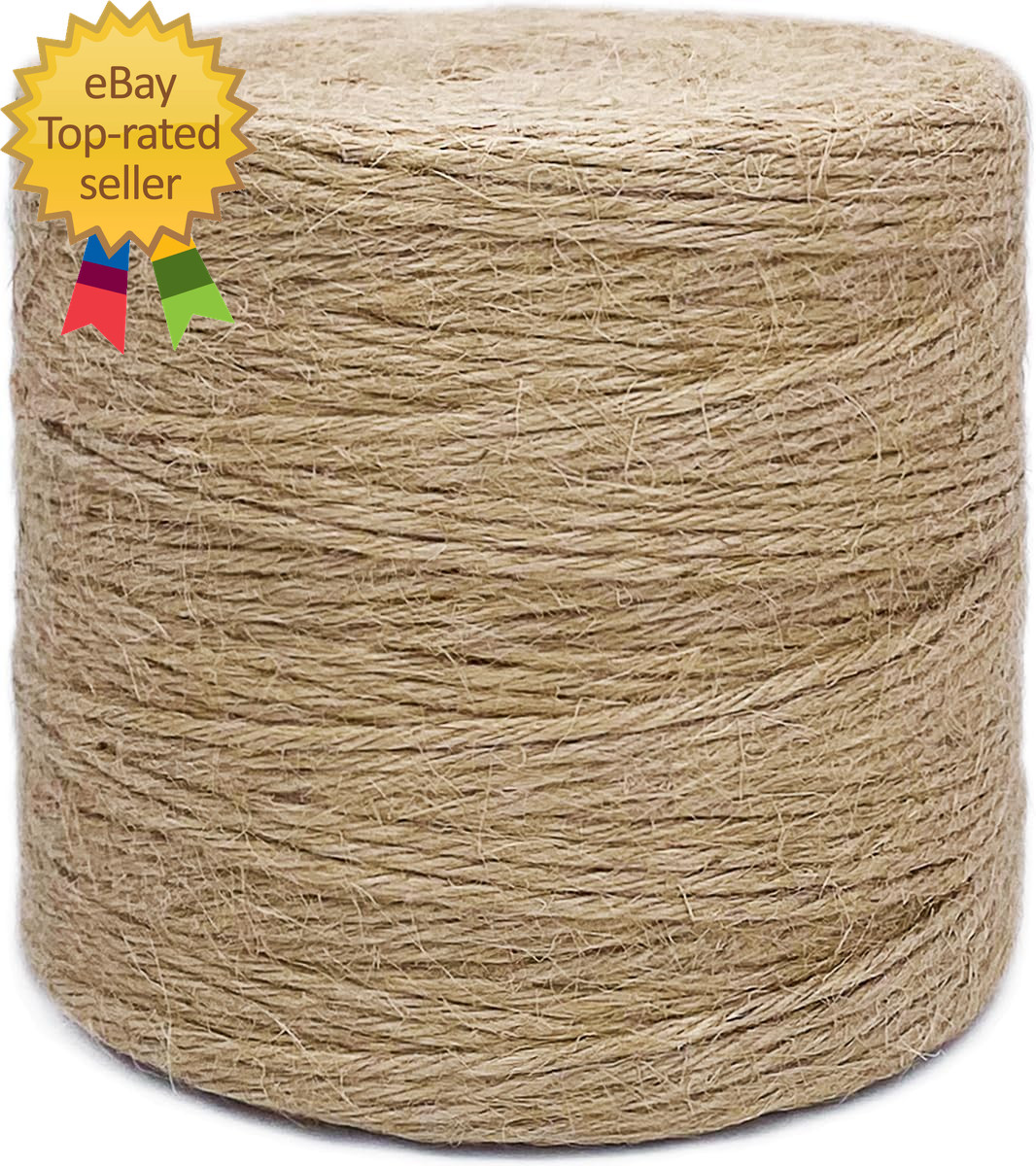 500FT Jute Twine Rope 3Mm Natural Thick Garden Twine String Heavy Duty for Garde