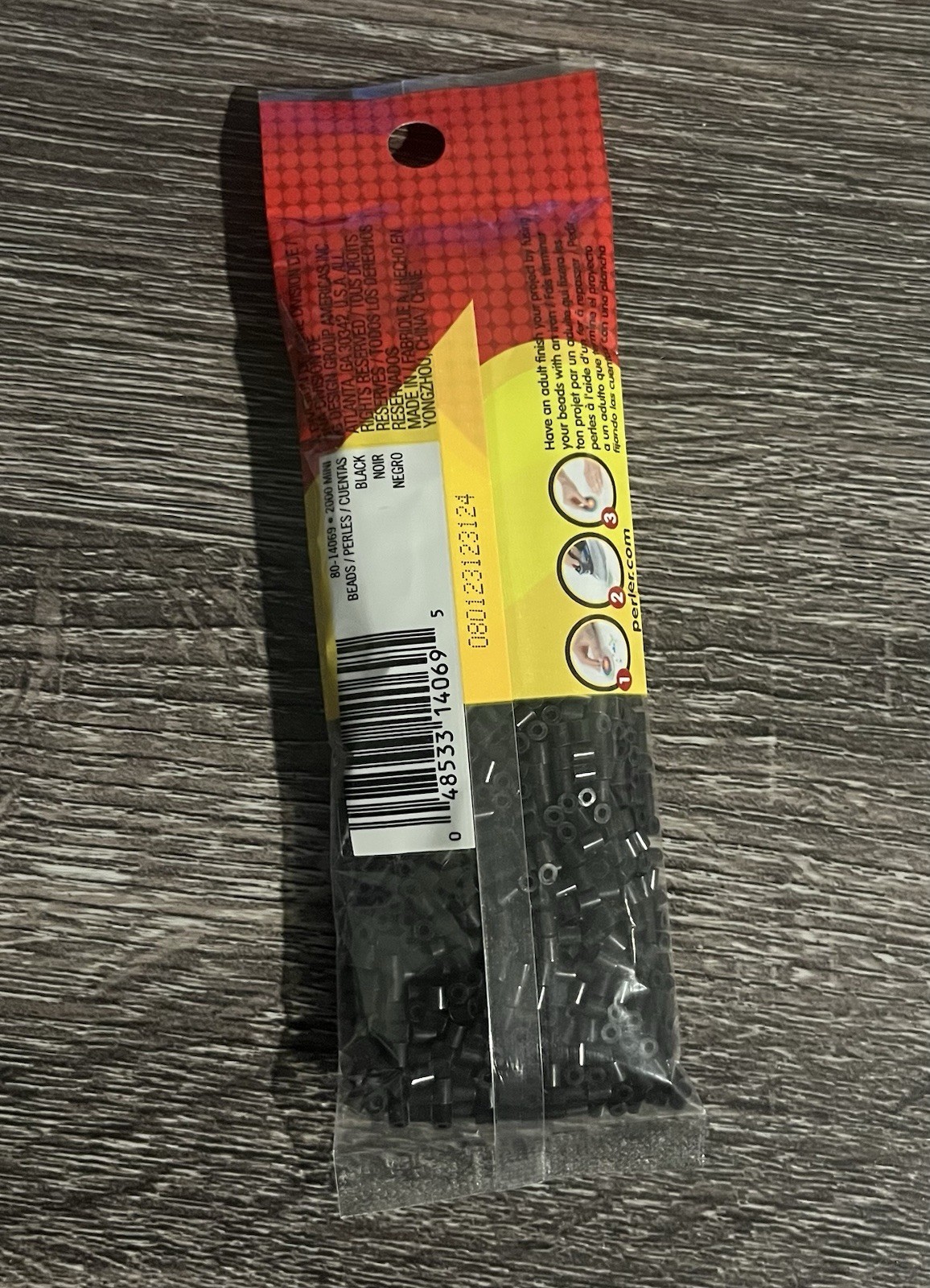 Perler Mini Beads 2000ct Pack – Black