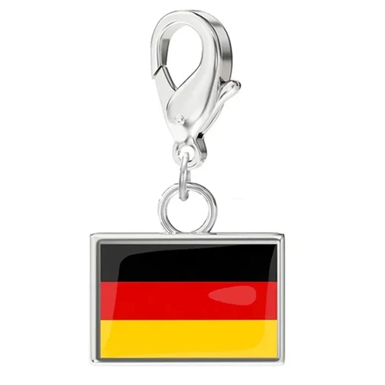 Stainless Steel DIY accessories Custom 6.6mm*10mm National Country Flags Charms