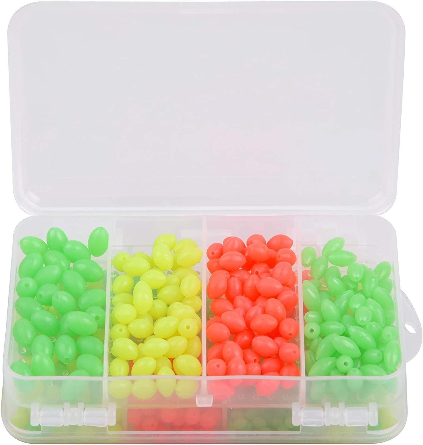 Glow Fishing Beads Kit: 1000pcs Luminous Soft Rubber for Saltwater & Freshwater