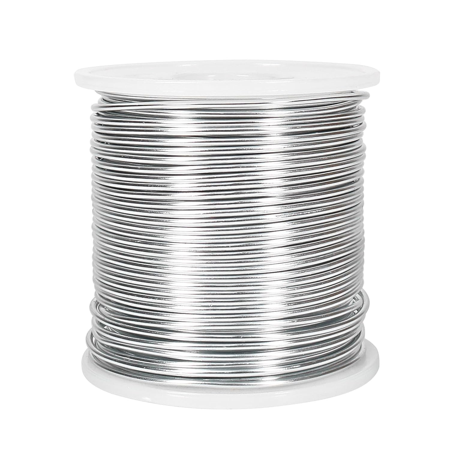 Tenn Well 15 Gauge Aluminum Wire, 164 Feet 1.5Mm Bendable Metal Craft Wire for J