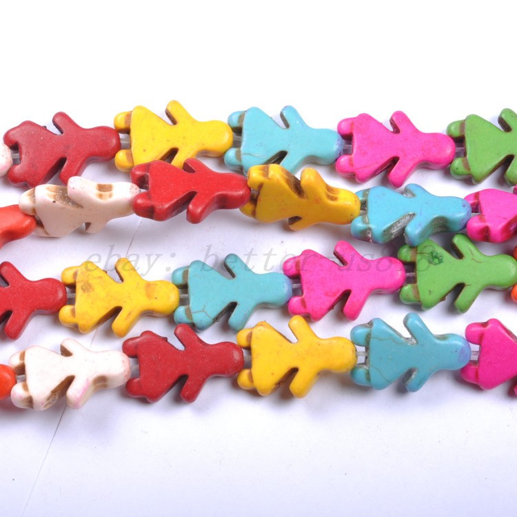 1Strand Many Style To Choose Charm Turquoise Howlite Spacer Beads Jewelry Making