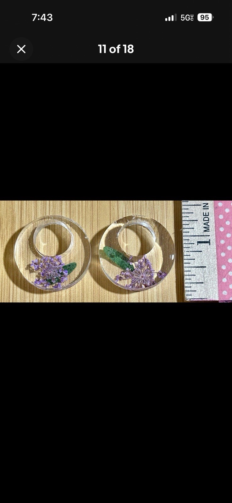 25 Clear Resin Pendants For Jeweler Making