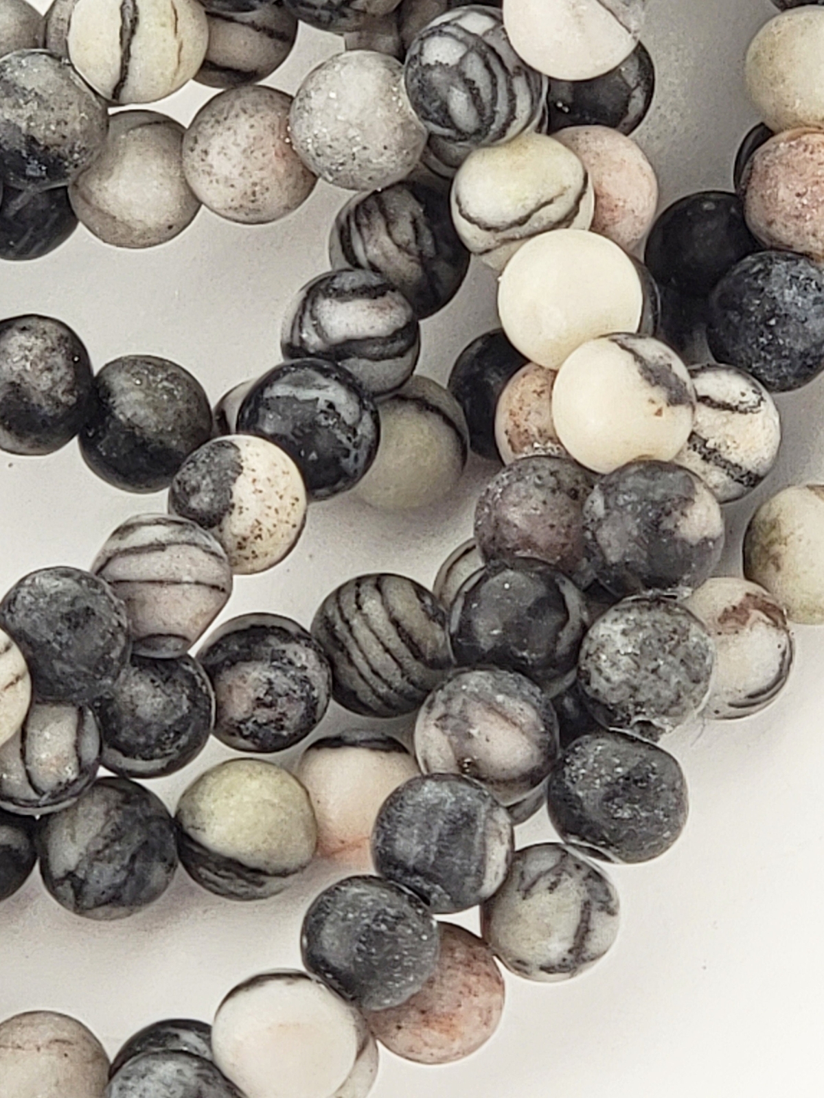 Spiderweb Jasper Beads Spider’s Web Natural Smooth Round 4mm Spider Web