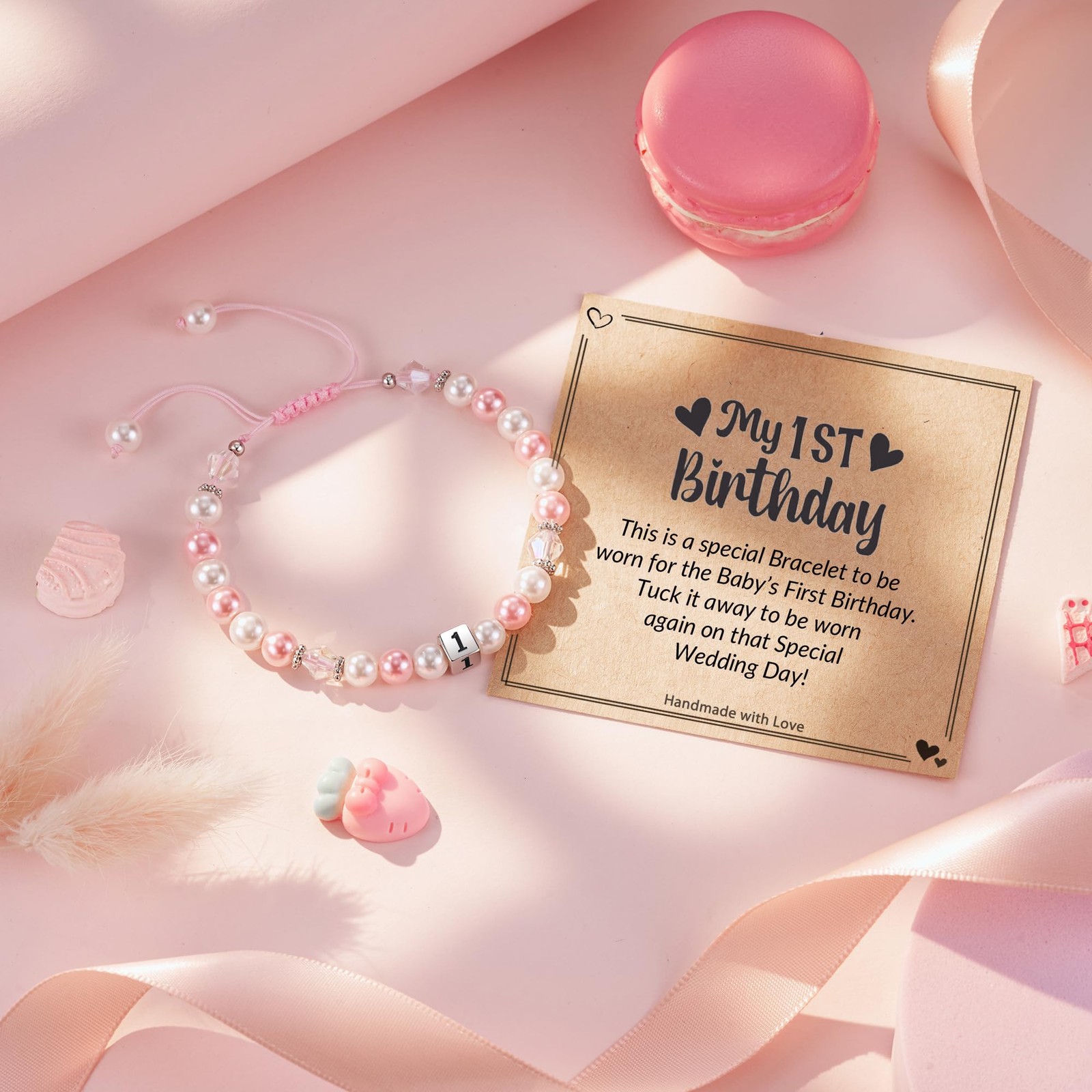 1 Year Old Gifts, 1st Birthday Gifts Bracelet First Birthday Bday Stocking Stuff