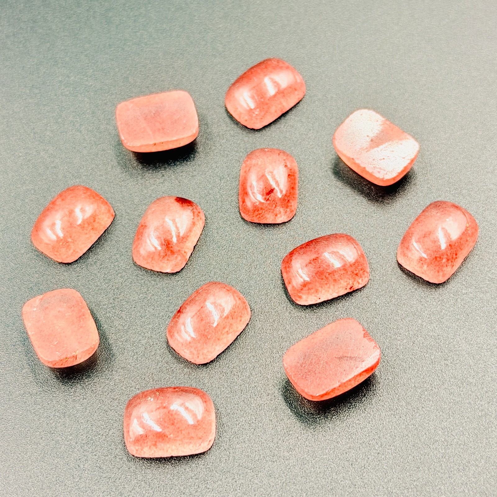 AAA+ Natural Pink Strawberry Long Cushion Loose Calibrated Gemstone 5MM TO 15MM