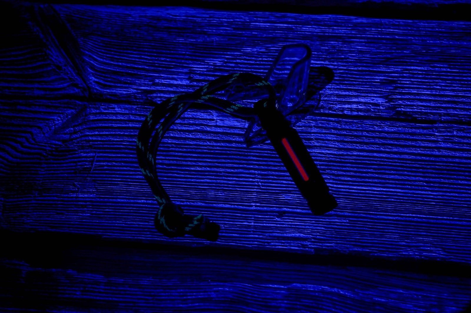 Berlin Ti Works Glow Worm “V3” – Lantern/Key, “Red Trit”, Bronze Ano Titanium